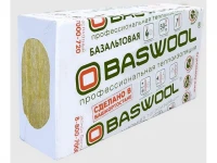 Плита мин. вата BASWOOL ФАСАД 100 1200х600х100 (3шт/уп; 0,216 м3)